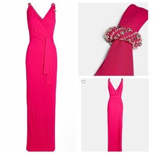 $1690 NEW Intermix Dundas Crystal Embellished Gown
